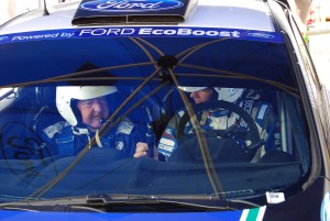 Nick Mason and Petter Solberg in WRC Carfest 7